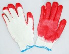 Перчатки обрезиненные красные